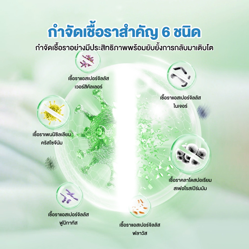 น้ำยาเช็ดเชื้อรา ฆ่าเชื้ออย่างล้ำลึก ป้องกันและกำจัด 400ml กำจัดเชื้อราได้ใน 1 วินาที คราบสิ่งสกปรก สูตรอ่อนโยน ราคา ถูกที่สุด ดีลบีเคเค แกลเลอรีภาพที่ 4