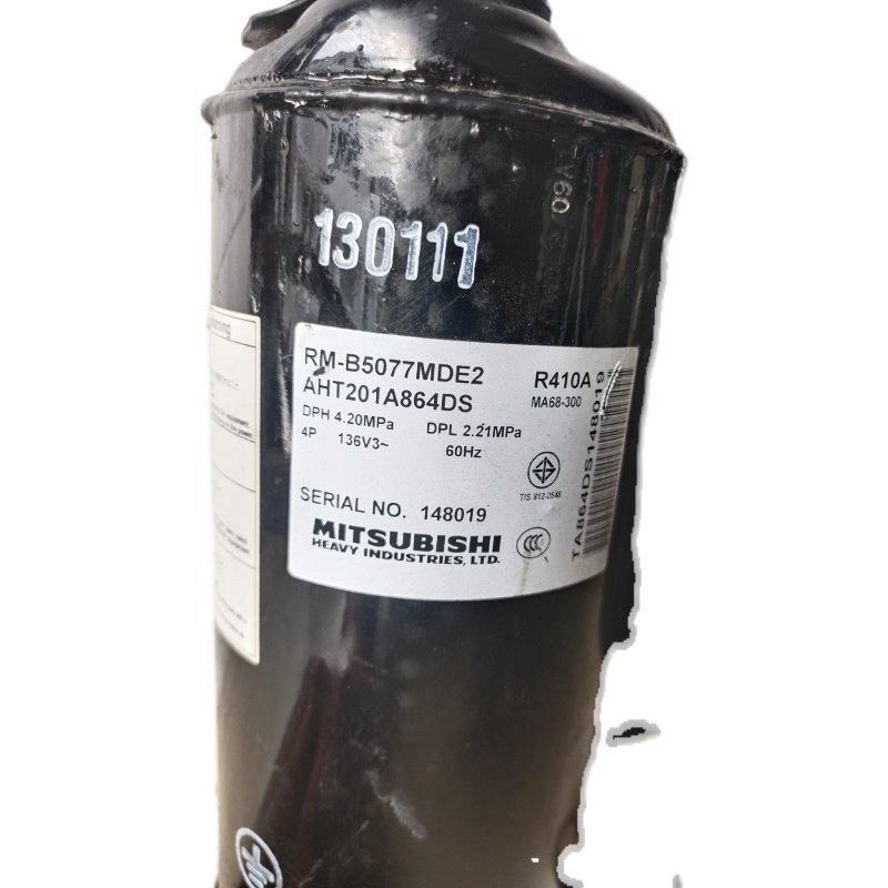 Mitsubishi Inverter AC Compressor RM-B5077MDE2 / AHT201A864DS Original Used