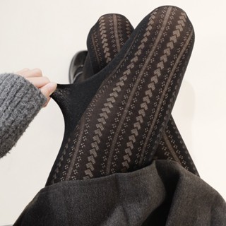 กางเกงขายาวสไตล์ lolita ฤดูหนาว แบบ retro ลายหัวใจ อิลาสติกส…