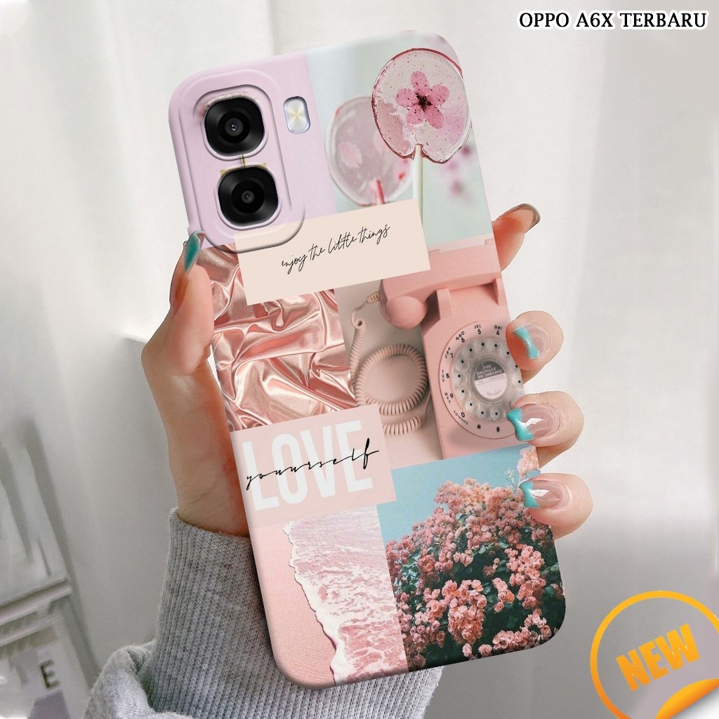 HP ล่าสุด OPPO A6X 4G Case - Geloracase - OPPO A6X 4G Case - Aesthetic Case Motif - OPPO - OPPO A6X 