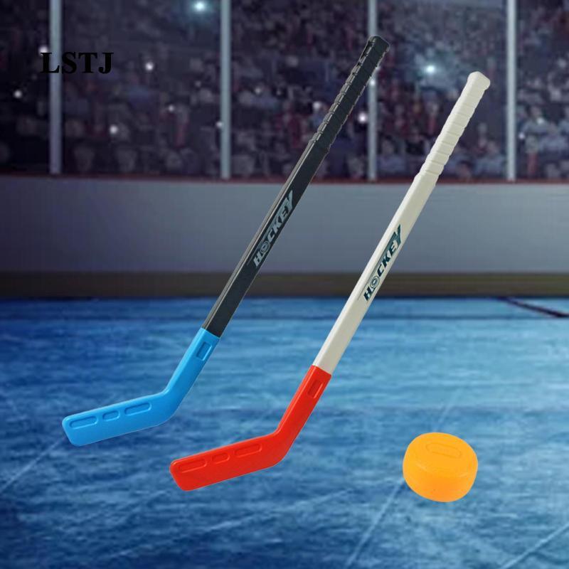 [Lstjj] Kids Hockey Stick and Ball Set Child Golf Playset สบาย Gripping Floor Hockey Set Mini Hockey