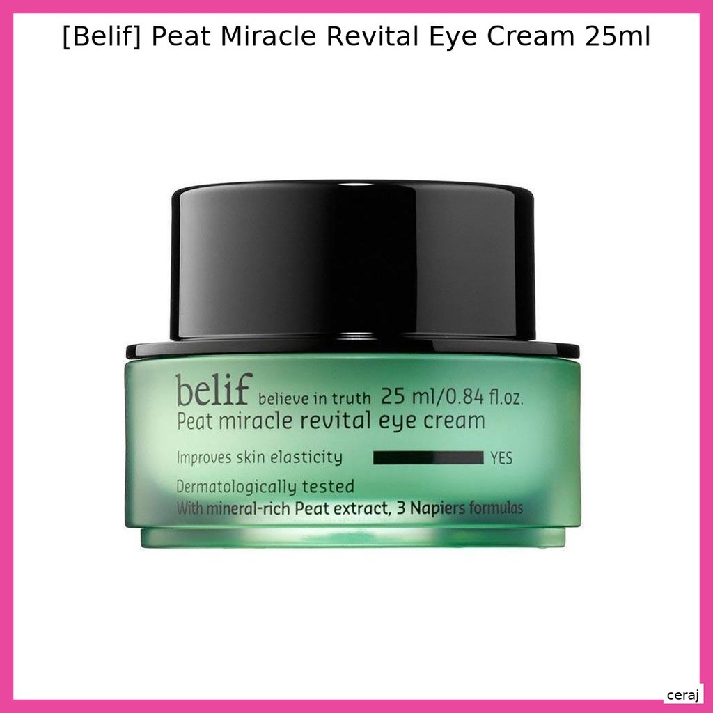 [Belif] Peat Miracle Revital Eye Cream 25ml / Korean Eye Cream / Revitalizing Treatment by ceraj