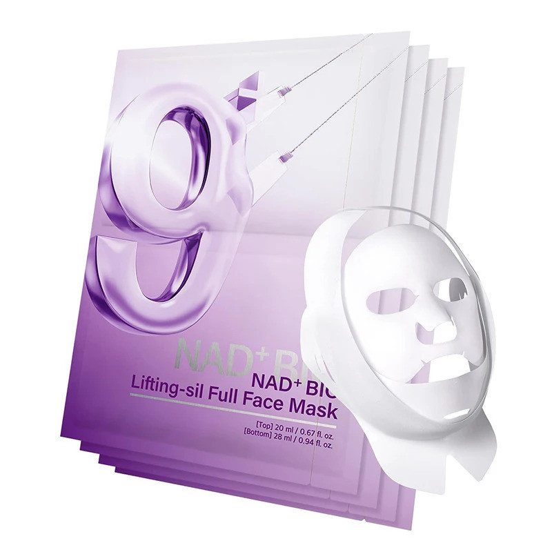 Nad+ Bio Lifting Facial Mask No 9 Face Mask Collagen Skin Care Full Face Cover Moisturizing Mask Nou