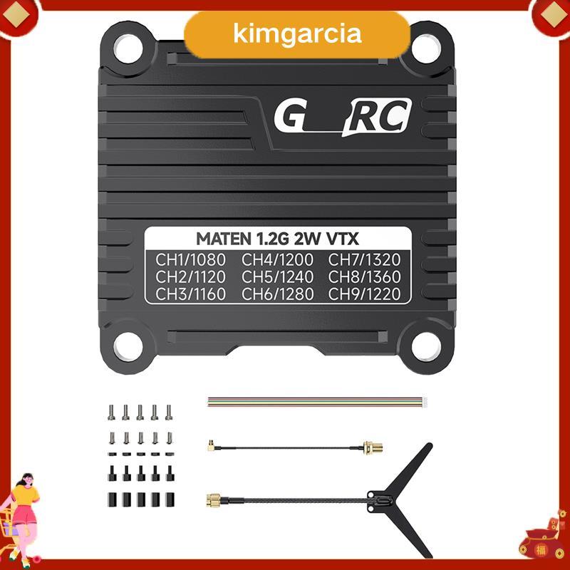 kimgarcia สําหรับ MATEN 1.2G 2W VTX Traverser สัญญาณโลหะสีดํา Stable OSD Parameters