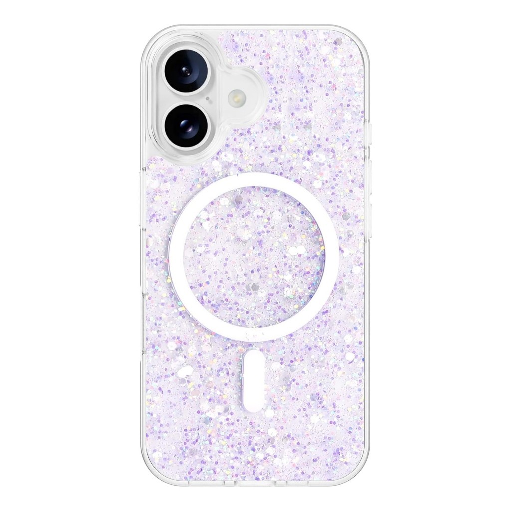 Moophe เคสกลิตเตอร์ iPhone 16 / 16 Plus Glitter Case เคสชาร์จไร้สาย เคสแบบมีกากเพชร สะท้อนแสง iPhone