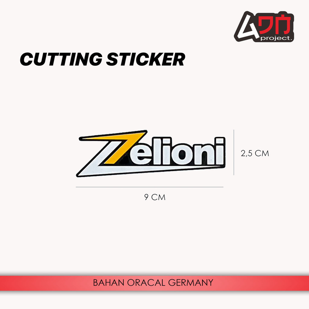 สติ๊กเกอร์ Zelioni Italy Vespa - ตัด