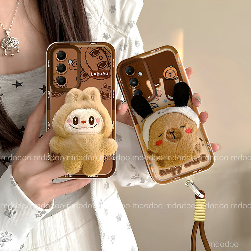 เคส High-end Plush Doll Bracket For OPPO Reno 14 14F 12 F 11 10 Pro Plus 10Pro+ 8Z 7Z 5Z 6Z 8T 8 7 6