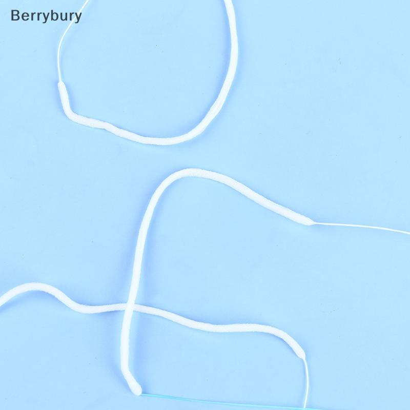 Berrybury ไหมขัดฟัน 50 ชิ้น Threaders สําหรับจัดฟัน สะพานฟัน Oral Clean