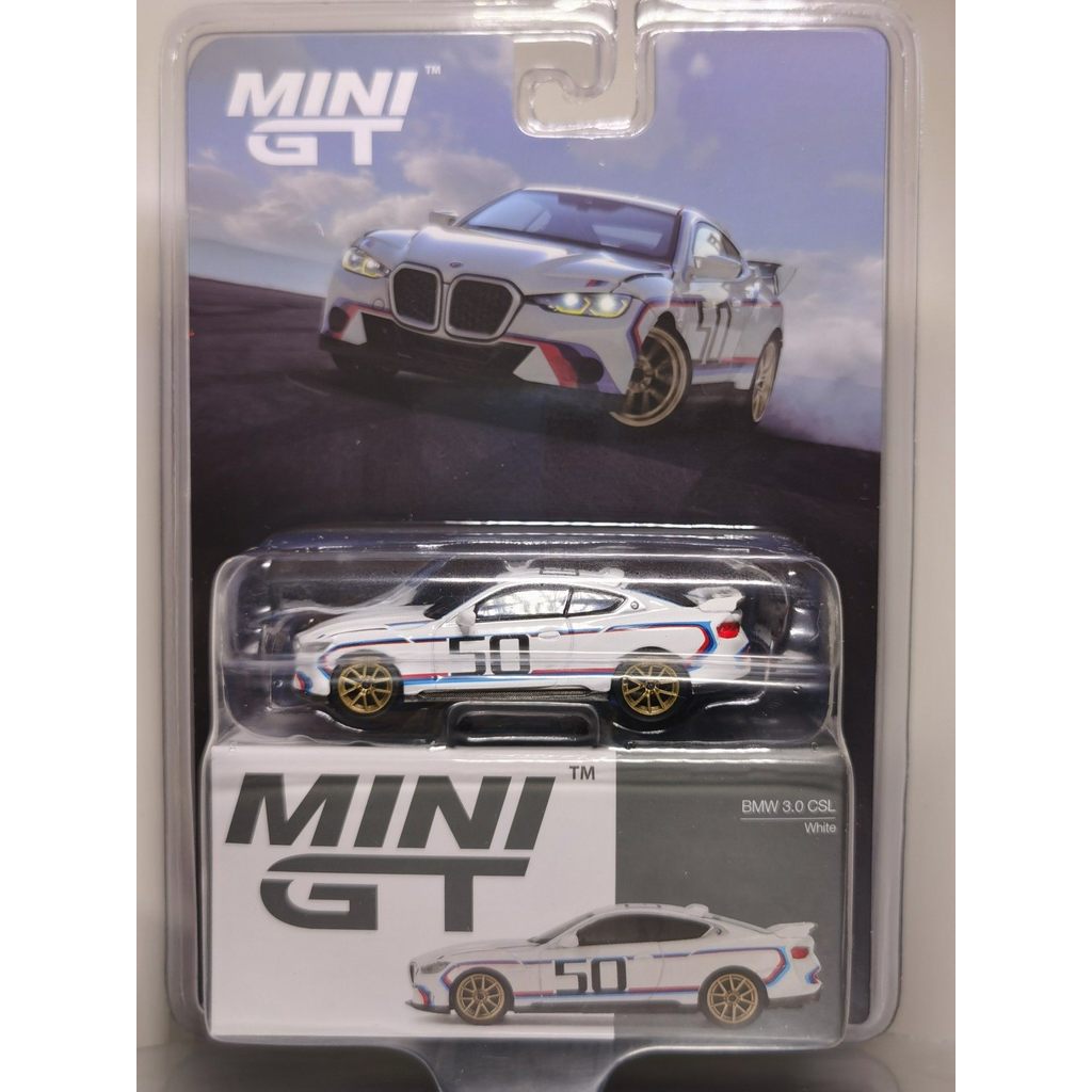1/64 MINI GT minigt #863 BMW Concept Car BMW 3.0 CSL BMW 50th Anniversary Coating Alloy Car Model US