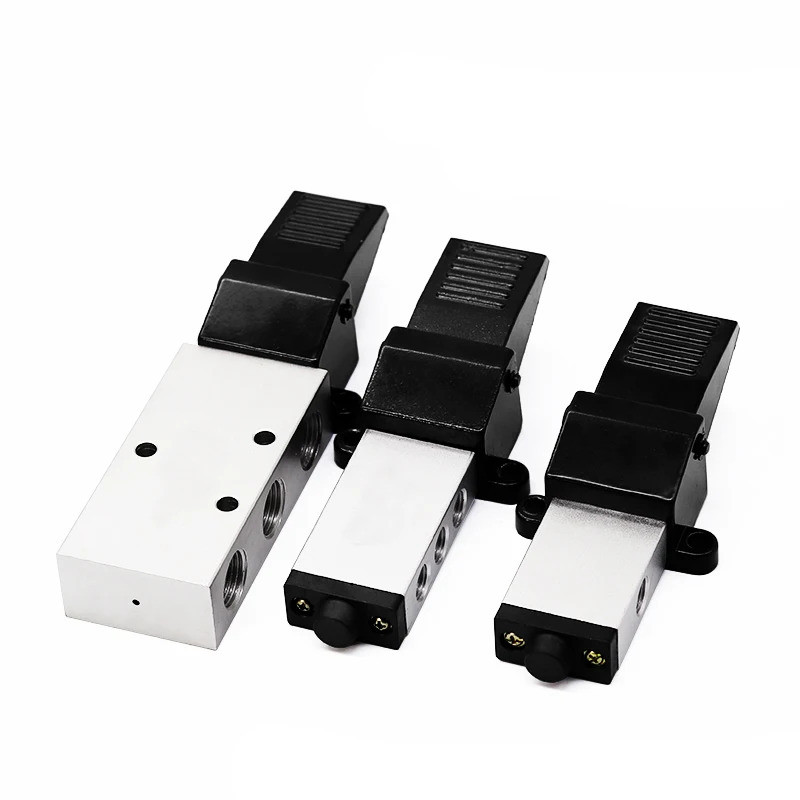 นิวเมติกวาล์วเท้า 2 ตําแหน่ง Five-Way K25R7-8 15 Two-Position สาม-Way K23R7-8 สวิทช์เท้า ST402 403 Y
