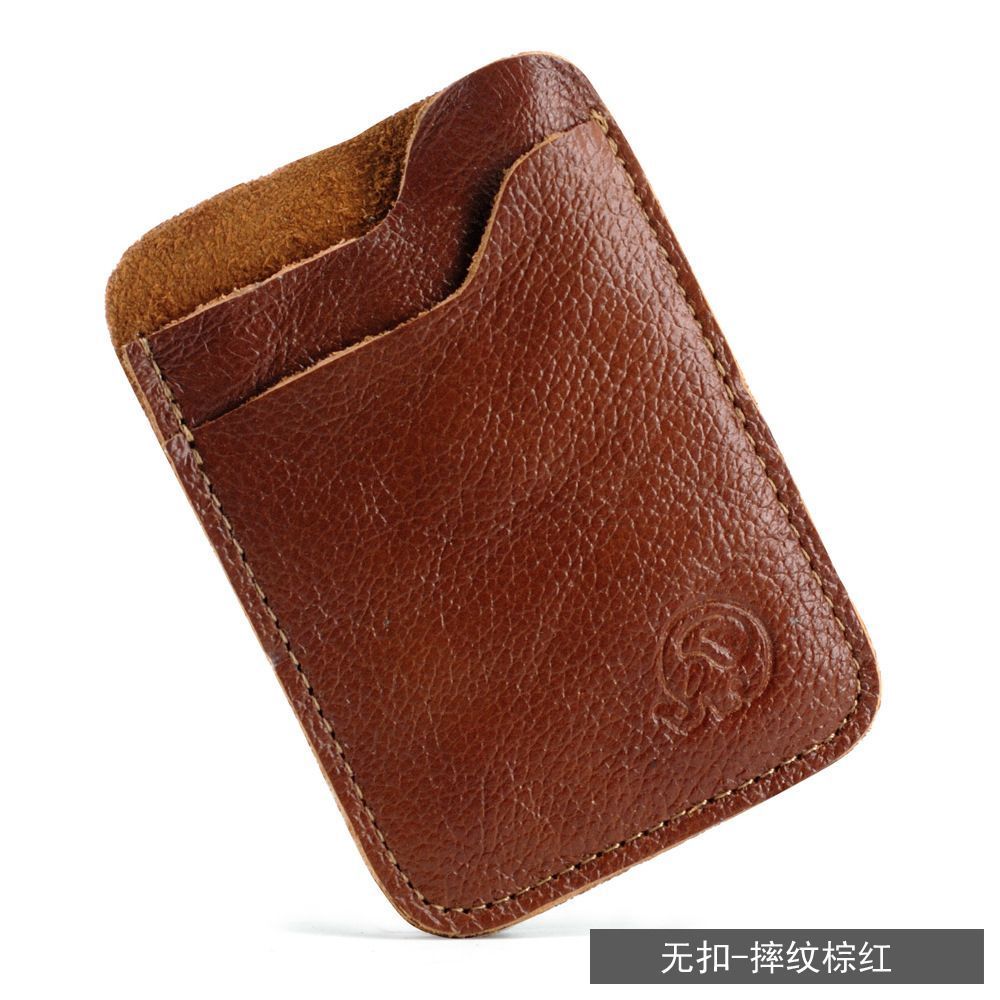 Little Cygnus First Layer Cowhide Card Holder ที่ใส่บัตรหนังแท้ ID Holder Bank Card Holder Car Card 