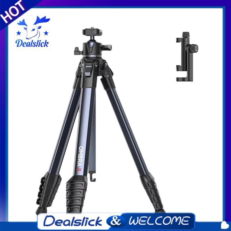 OMBRA II 1.56M ขาตั้งกล้อง Quick-Release แผ่นโทรศัพท์ Clamp Arca Quick Release กล้องขาตั้งกล้องสําหร