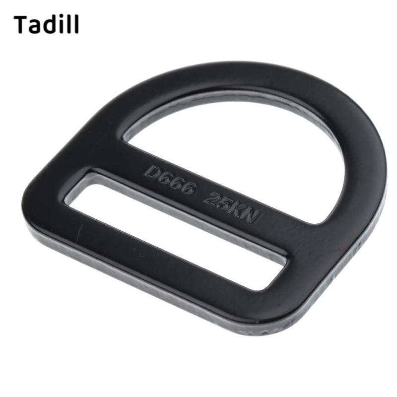 Tadill เข็มขัดนิรภัยสำหรับปีนเขา สีดำ .material: คาร์บอนเหล็ก .features: ทนทานและปลอดภัย, พร้อมแหวน D-slot