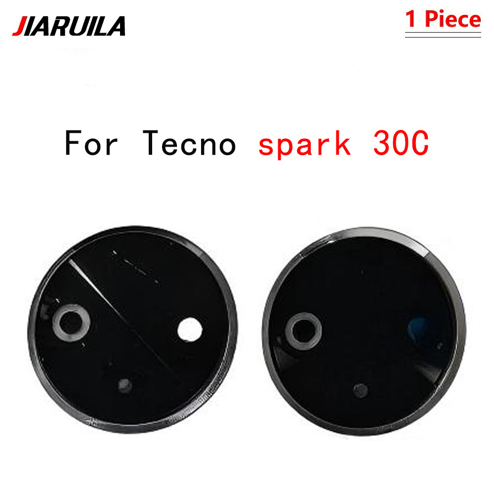 สําหรับ Tecno spark 30C ฝาครอบเลนส์กล้องด้านหลังพร้อมตัวยึดกรอบอะไหล่ทดแทน