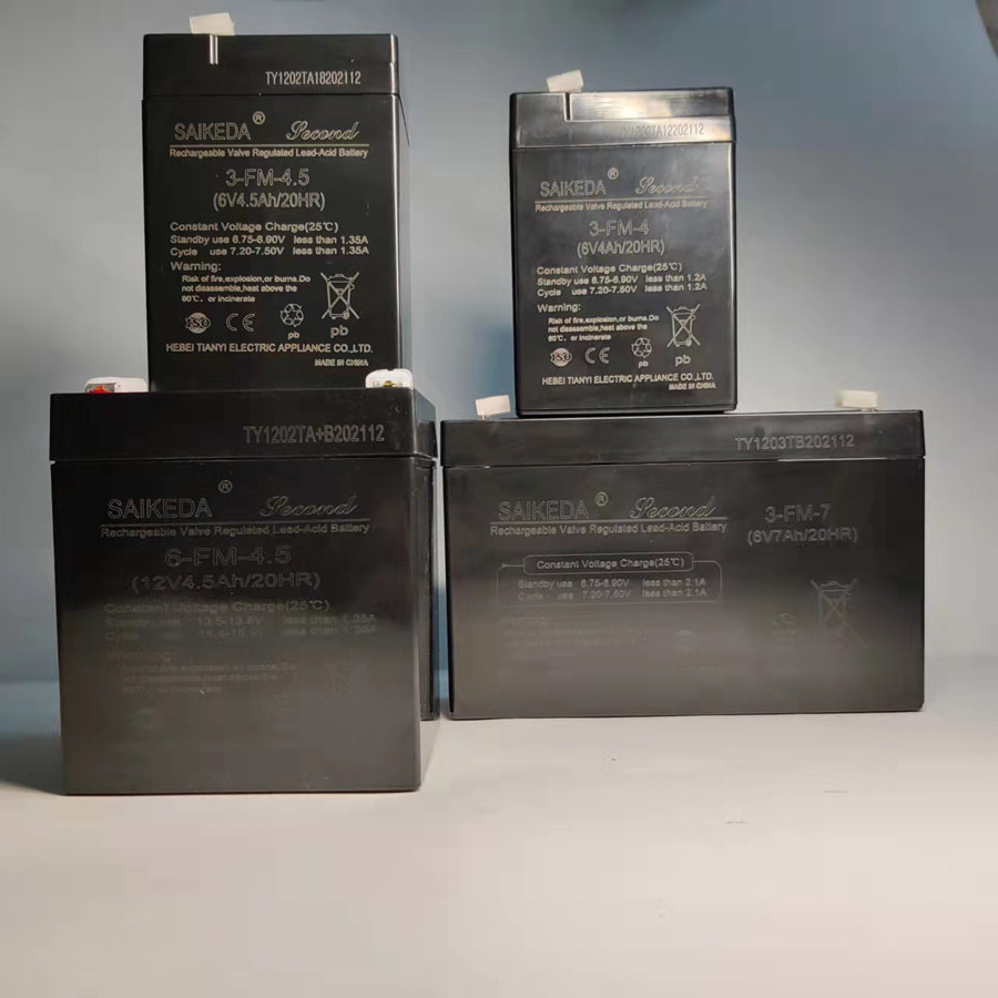 Sikeda 6V4ah รถของเล่นไฟฟ้าสําหรับเด็ก 6V4.5 รถแบตเตอรี่ 12V4.5 แบตเตอรี่รถเข็นเด็กแบบชาร์จไฟได้