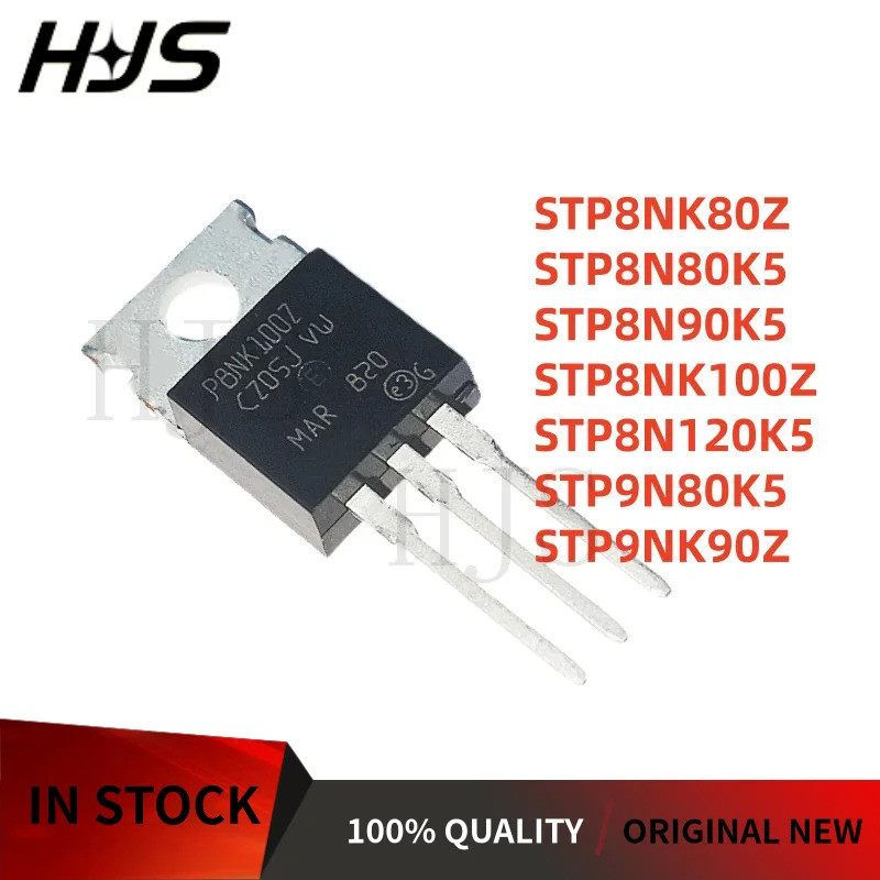 5 ชิ้น STP8N80K5 STP8N90K5 STP8NK80Z STP8N120K5 STP8NK100Z STP9N80K5 P8N80K5 P8N80Z P8N80K5 P8N80K5 
