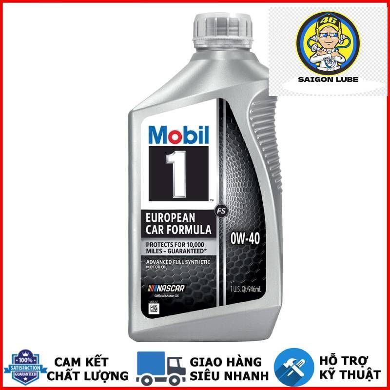 MOBIL น้ํามันสกู๊ตเตอร์ 0W40 946ML - นําเข้าจากอเมริกา
