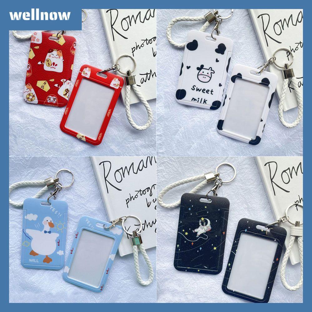 WELLNOW ผู้ถือบัตรเครดิตสไตล์การ์ตูน สำหรับทั้งผู้หญิงและผู้ชาย สามารถใช้กับบัตรรถบัสได้
