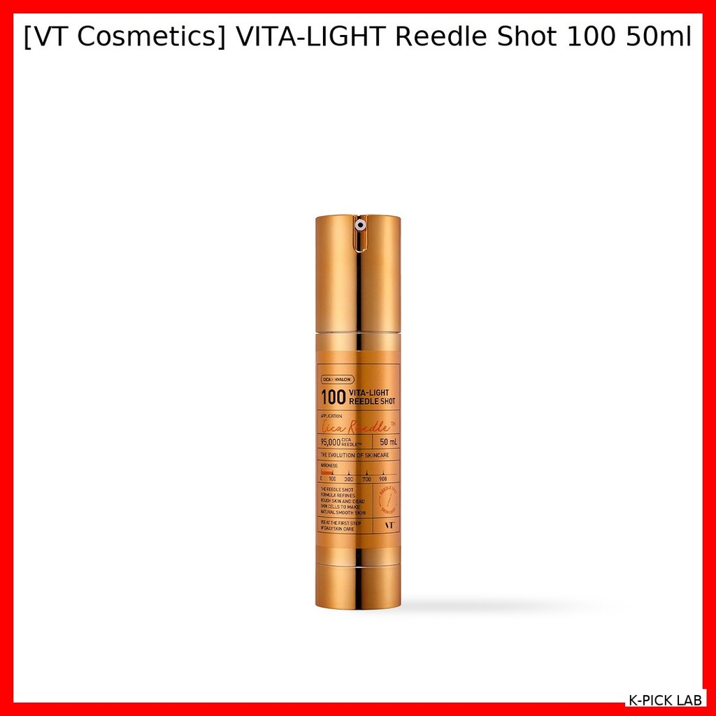 [VT Cosmetics] VITA-LIGHT Reedle Shot 100 50ml / เซรั่มเกาหลี / Vitality Boost / ของแท้ 100% โดย K-P
