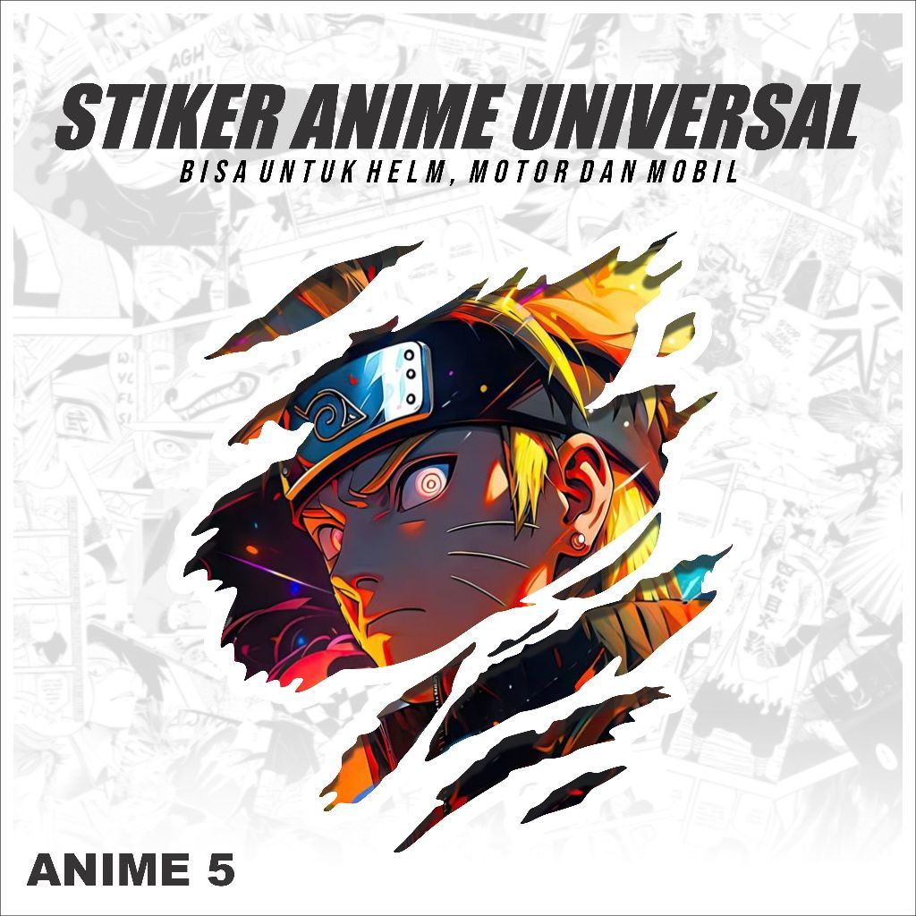 สติ๊กเกอร์อนิเมะ UNIVERSAL - สติ๊กเกอร์ NARUTO ANIME CHARACTER - สติ๊กเกอร์ไวนิล/ยูวี TRNSPRN CUTTNG