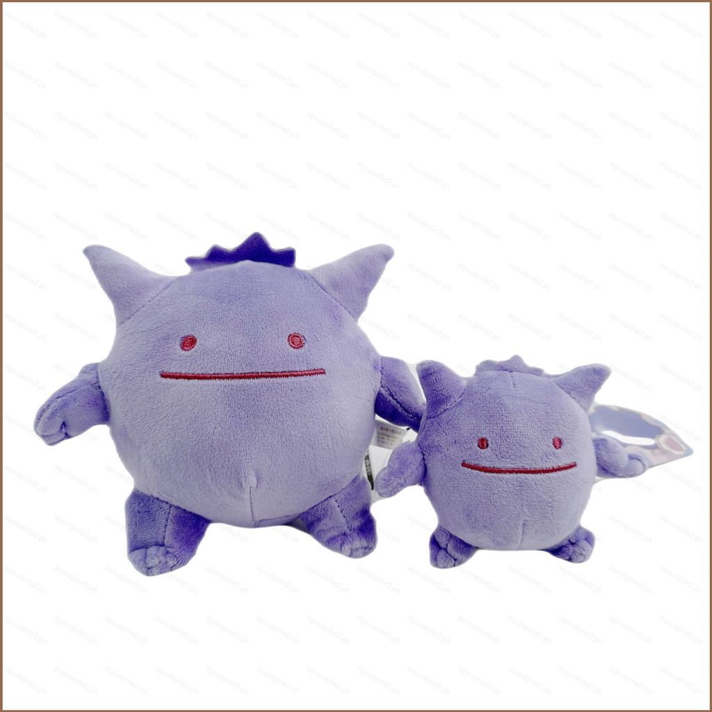 SY2 Pokemon Ditto Gengar ตุ๊กตาตุ๊กตาของขวัญเด็กกระเป๋าเป้สะพายหลังจี้ตุ๊กตาของเล่นสําหรับเด็กตกแต่ง