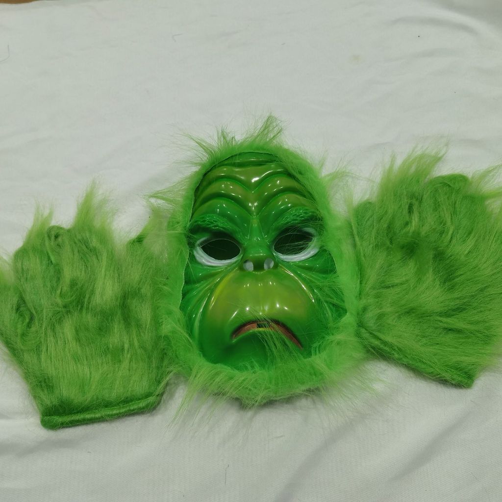 Santa Crane Green Monster Greenie หน้ากากหัว Carnival Ball Party ตลก os Props 26.1.25
