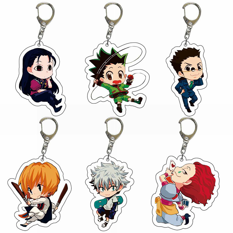 Anime HUNTERHUNTER พวงกุญแจรูปการ์ตูน GON·FREECSS Killua Zoldyck