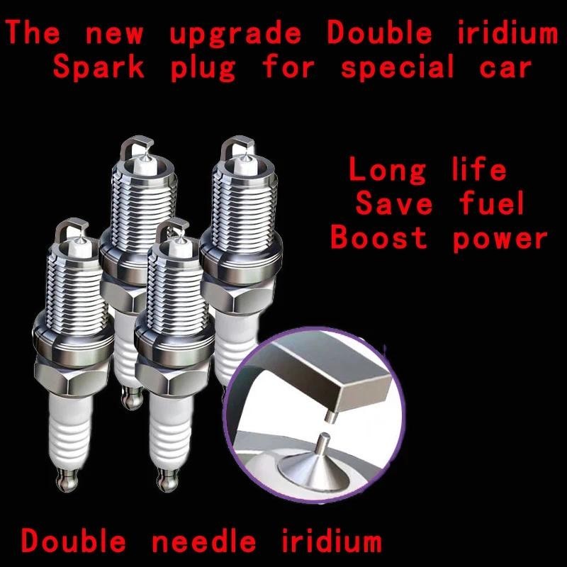 4 ชิ้น/กล่อง Iridium TT Spark Plug IKH20TT 4704 fit สําหรับ Toyota Honda Hyundai VW Benz