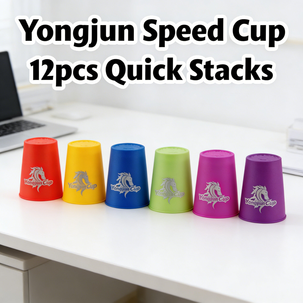 Quick Stacking Cup 12 ชิ้น/เซ็ต Speed Flying Cup Yongjun YJ Cup Stacking