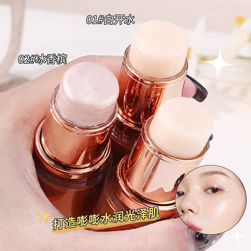 คอนทัวร์ contour stick Highlighter Female Face Brightening 2025 สไตล์ใหม่ยาวนาน Non-Take-Off ธรรมชาต