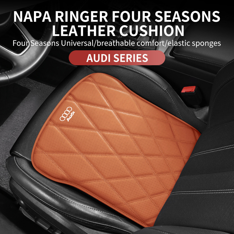 Napa หนังเบาะรองนั่งรถยนต์สําหรับ Audi A1 A3 A4 A5 A6 A7 A8 Q2 Q3 Q5 Q7 Q8 TT R8 RS e-tron Rhombus F