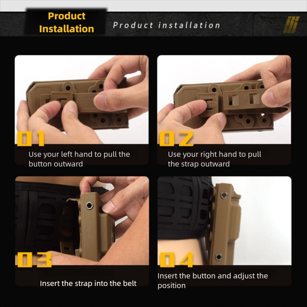 WYJS Tourniquet Holder คุณภาพสูงและทนทาน พกพาสะดวก สำหรับการใช้งานฉุกเฉิน - รูปที่ 4