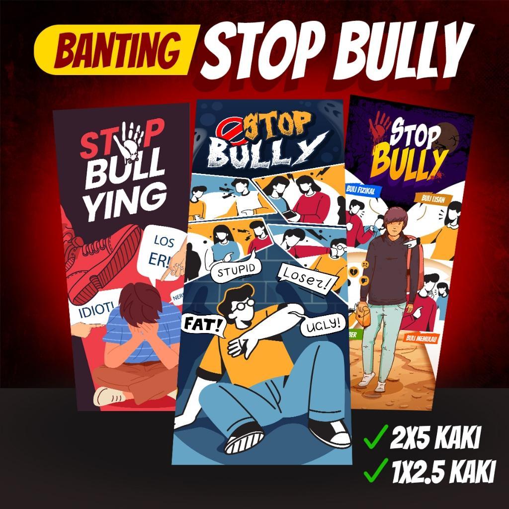 BULLY STOP Slash - Anti-School BULLY / Anti-School BULLY Kempen / School Wall Corridor ตกแต่ง
