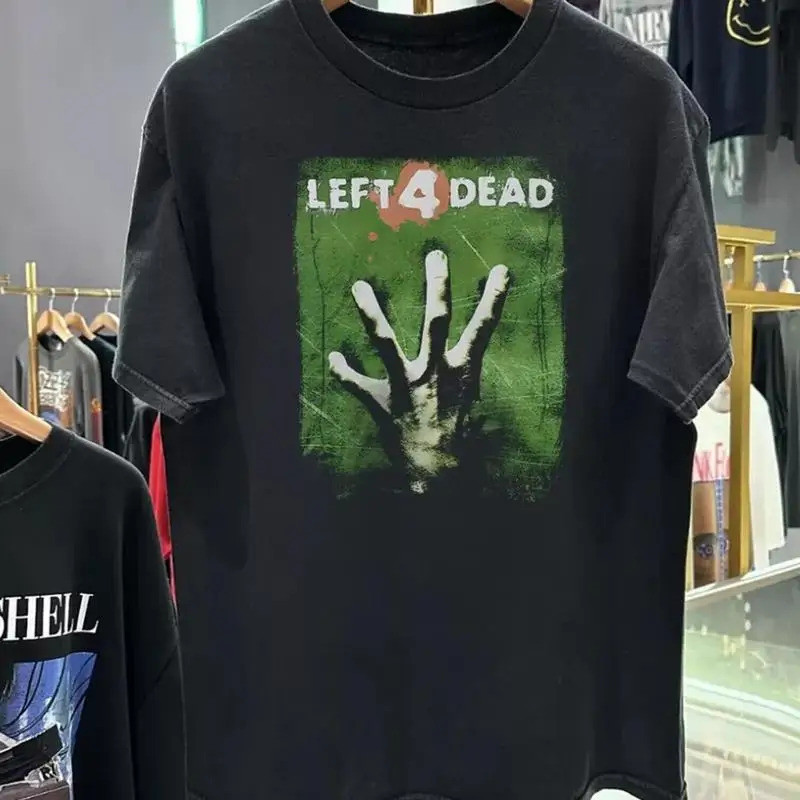 เสื้อยืด Left 4 Dead 2008 สีดำ ขนาด S 5XL