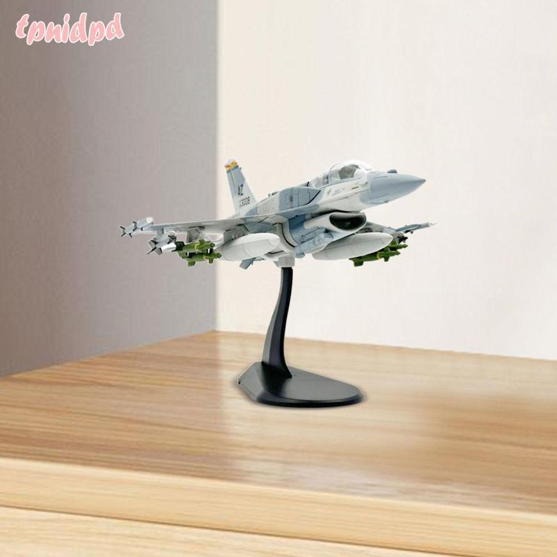 [tpnidpd] 1/72 Scale F-16F เครื่องบินขาตั้งจอแสดงผลเครื่องบินที่สมจริงสําหรับห้องนั่งเล่นในบ้านการบิ