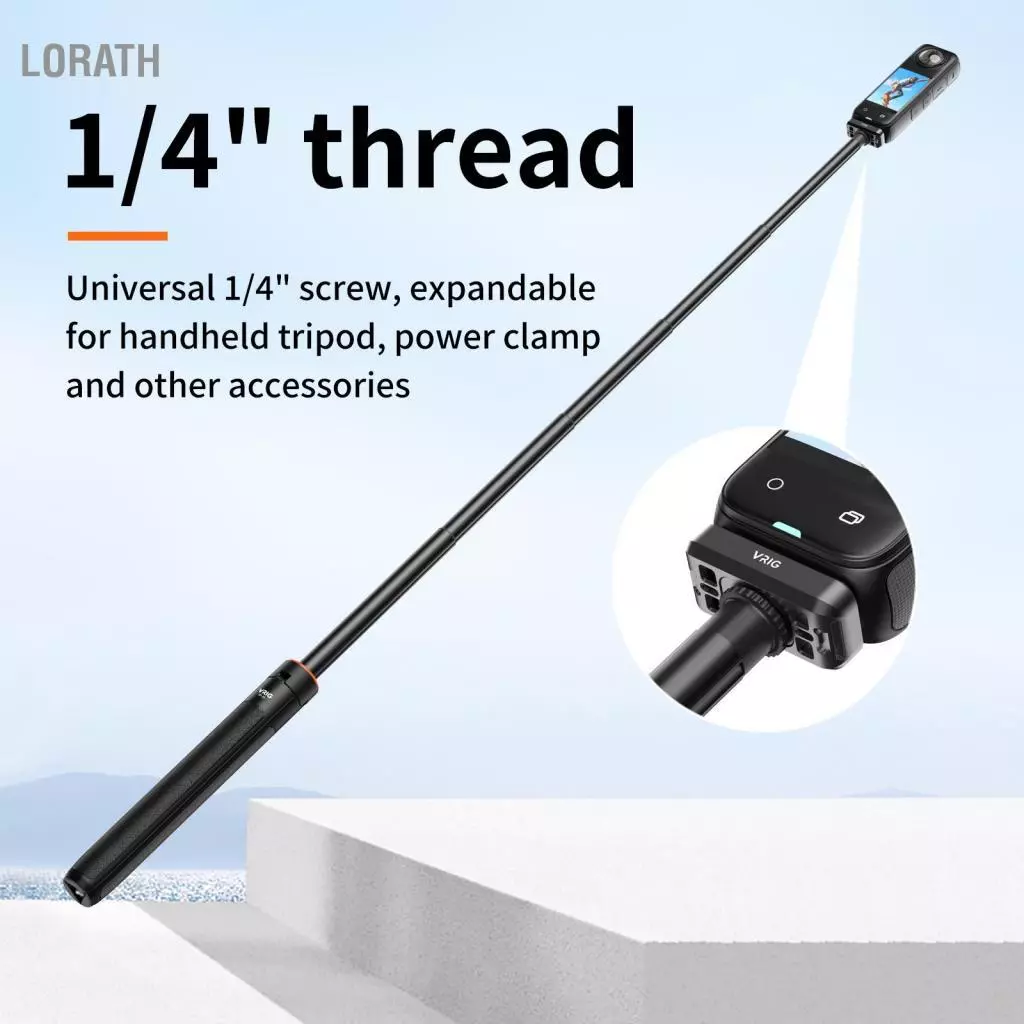 Lorath VRIG AC19 อะแดปเตอร์ฐานแม่เหล็ก 3in1 สำหรับ Insta360 X4 thumbnail 4