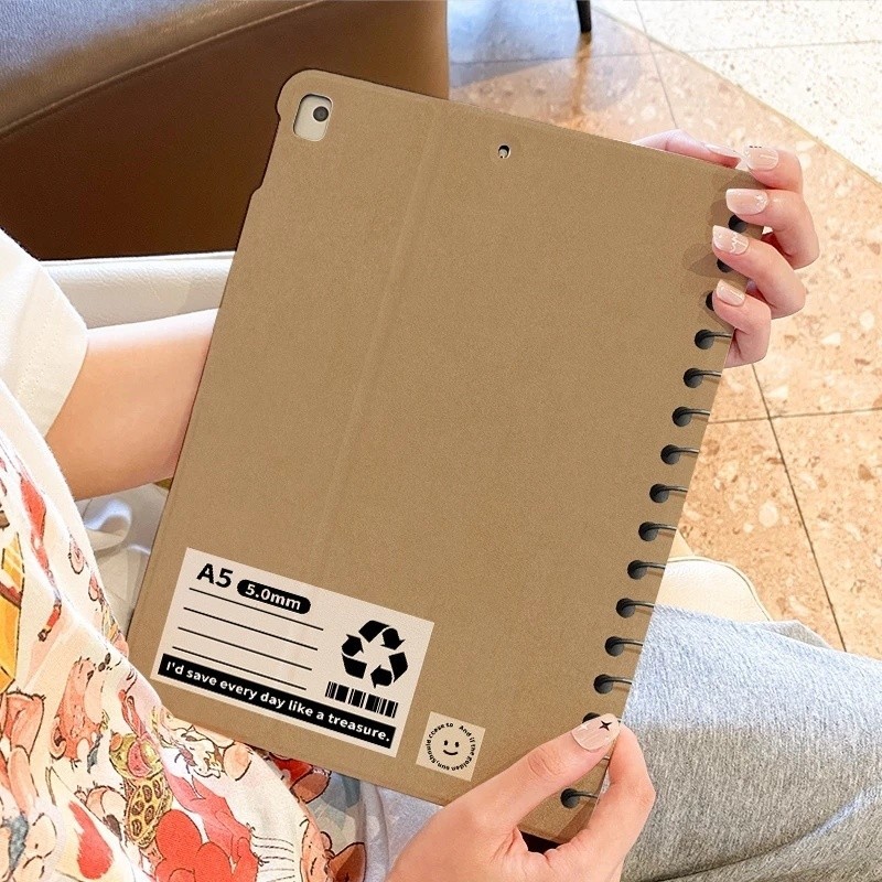 🌼ออกให้ 24 ชม🌼เคสไอแพด notebook Pro11 2024 Mini7 Gen11 Air7/6 11 Air5/4 Gen9/8 สไตล์ย้อนยุค เคส ipad