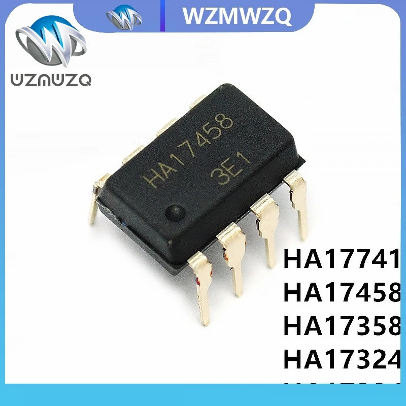 5PCS HA17741 DIP8 HA 17741 DIP-8 HA17458 HA17358 HA17324 324ARP DIP-14 SOP-14 ชิป ic