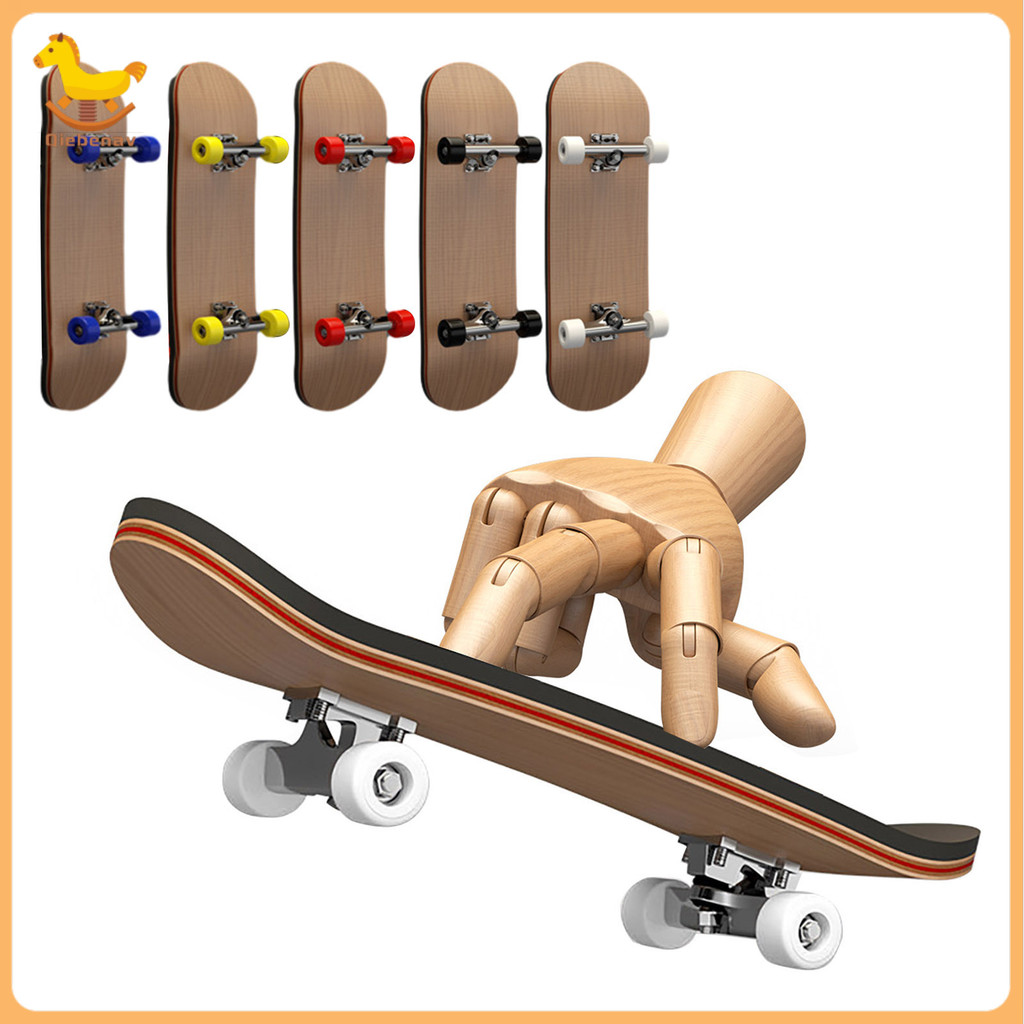 SUNFA Professional Finger Skateboard Mini Finger Skateboard ของเล่น Smooth Ball Bearing ล้อ Professi