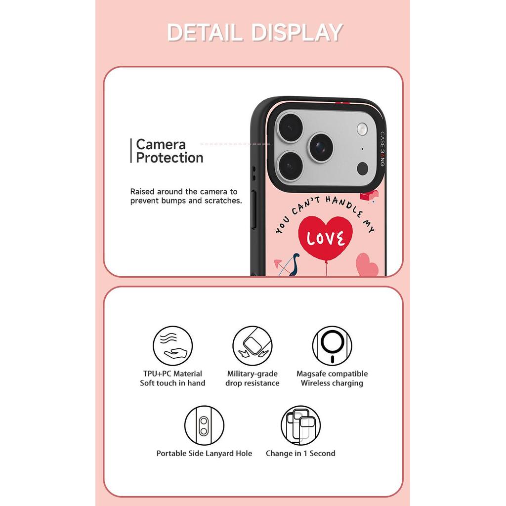 CASEBANG Stitch-In Love Series เคส ImagiSnap สําหรับแม่เหล็ก, เคสด้านหลังแบบถอดเปลี่ยนได้, ป้องกันการตกสไตล์ทหาร, เข้ากันได้กับ Samsung S24–S25 Ultra - รูปที่ 7