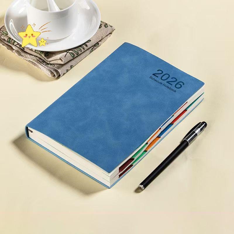 [JBTH] 2026 A5 365-Day Daily And Weekly Schedule Notebook Portable Calendar Journal For School Offic