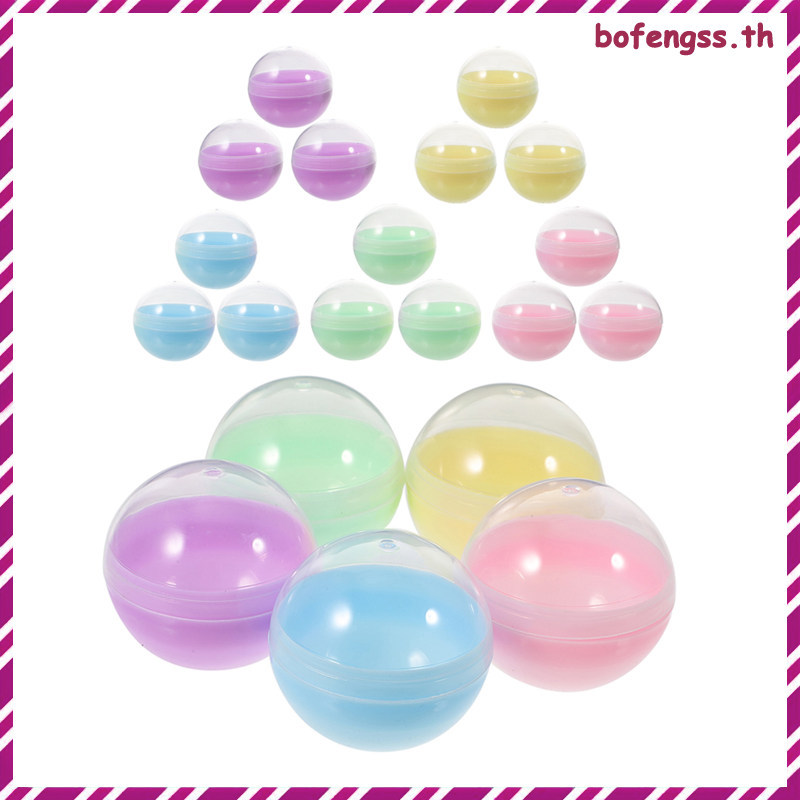 คอนเทนเนอร์แคปซูลจํานวนมาก Party Favors พลาสติกใส Gumballs Craft Supplies แคปซูล bofengss