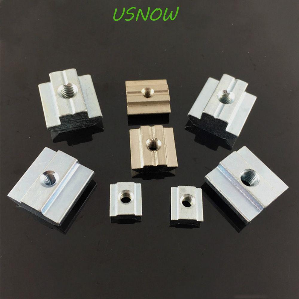 USNOW Hammer Nut 20PCS อลูมิเนียมโปรไฟล์ T Block T-Track เลื่อน T Slot Nut