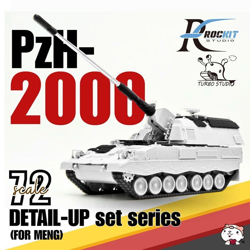 [ALLspark] Cheetos Park Model RocKit Pzh-2000 Armored Set Metal Barrel High Detail Track 720801-03