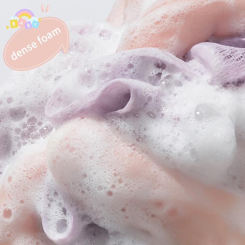 [BB-t] Bath Scrubber สําหรับ Body Loofah Ball Shower Exfoliating Shower Brush Ball นวดผ้าเช็ดตัวดอกไ