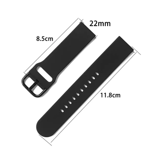สายรัดซิลิโคนหัวเข็มขัดสีสําหรับ Huami Amazfit Bip 6 5 Bip3 Pro GTS 4 3 2 Mini