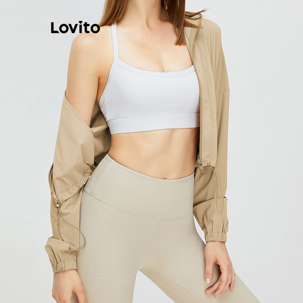 Lovito جاكيت رياضي نسائي كاجوال LNL56271 — صورة 5