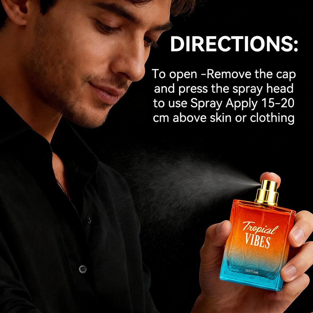 ขายร้อน#新品香水 สเปรย์น้ําหอมสไตล์ทรอปิคอล Unisex Tropical Vibe 100ml EDPday