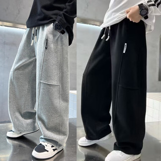 130-160cm กางเกงคาร์โก้เด็กผู้ชาย กางเกงเด็กผู้ชาย กางเกงเด็…