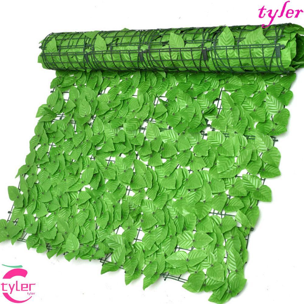 TYLER พืชประดิษฐ์ใบเขียวประดิษฐ์ 0.5X1M รั้วระเบียงกลางแจ้ง Hedge